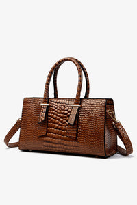 Thumbnail for Textured PU Leather Handbag
