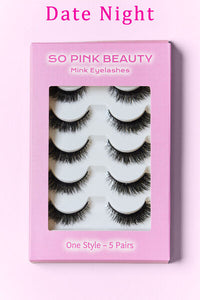 Thumbnail for SO PINK BEAUTY Mink Eyelashes 5 Pairs