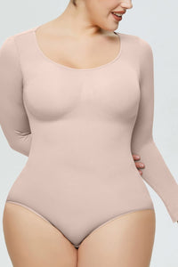 Thumbnail for Full Size Long Sleeve Shaping Bodysuit
