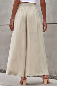 Thumbnail for Drawstring Waist Wide Leg Pants