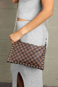 Thumbnail for Adored PU Leather Studded Shoulder Bag