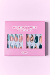 Thumbnail for SO PINK BEAUTY Press On Nails 2 Packs