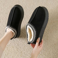 Thumbnail for Faux Fur Center-Seam Slippers