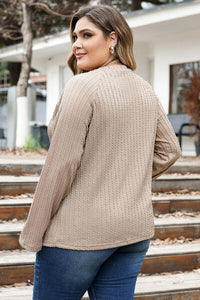 Thumbnail for Plus Size Round Neck Long Sleeve T-Shirt