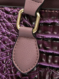 Thumbnail for Faux Leather Embossed Shoulder Bag