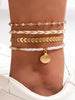 Seashell Charm Anklet