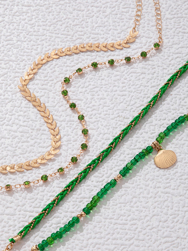 Seashell Charm Anklet