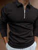 Men's Slim-fit Polo Strip Shirt