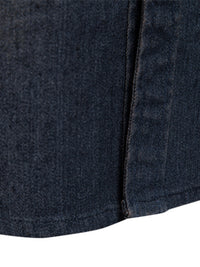 Thumbnail for Long Sleeve Button Front Denim Shirt