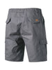 Men's Solid Color Double-Knit Cargo Shorts