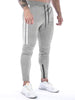 Contrast Stripe Zip-Up Active Sweatpants