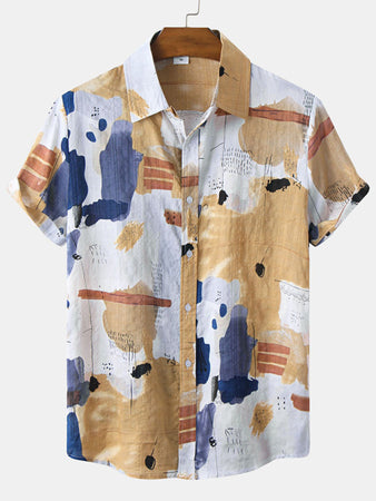 Hawaiian Style Casual Beach Men's Shirt
