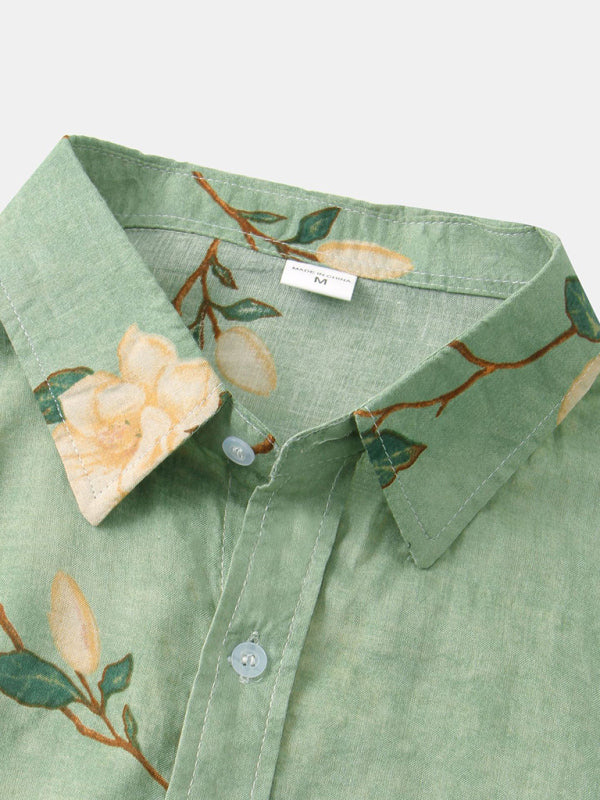 Men's Floral Short Sleeve Shirt