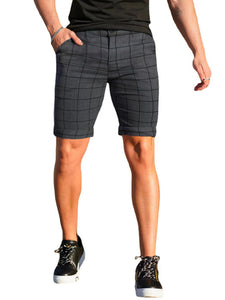 Men's Casual Shorts Plaid Casual Shorts Men's Trousers