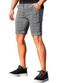 Thumbnail for Men's Plaid Casual Shorts