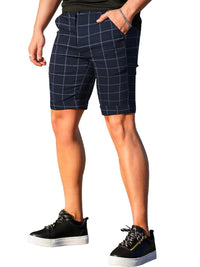 Thumbnail for Men's Casual Plaid Shorts
