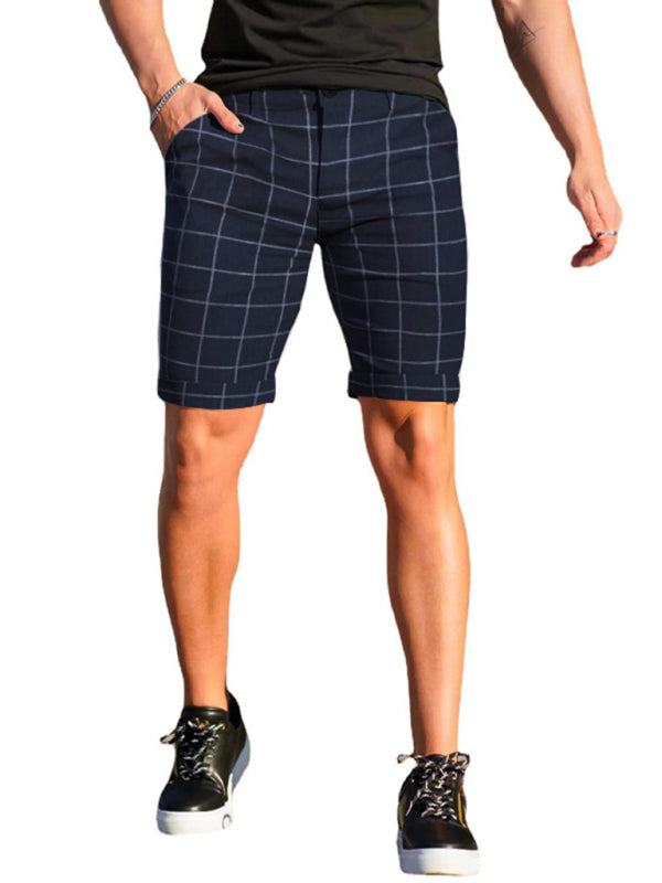 Men's Casual Plaid Shorts