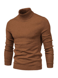 Thumbnail for Men's Turtleneck Casual Knitwear Pullover Sweater