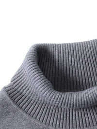 Thumbnail for Men's Turtleneck Casual Knitwear Pullover Sweater