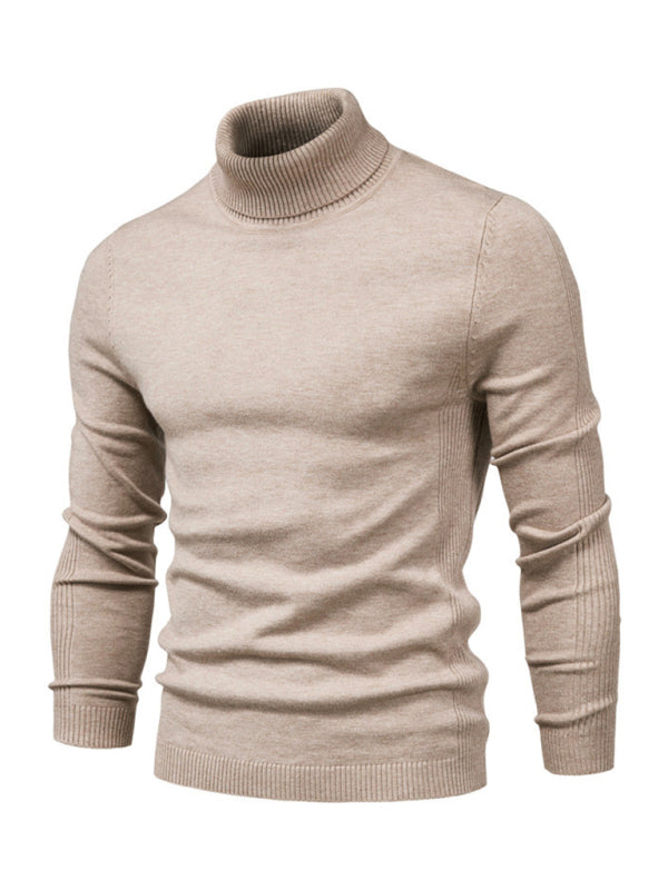 Men's Turtleneck Casual Knitwear Pullover Sweater