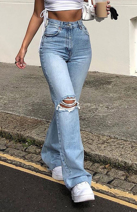 Women's Wide Leg Flared Jeans