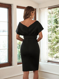 Thumbnail for Women's Temperament Off-The-Shoulder High-Waist Dress