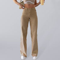 Thumbnail for Women's Solid Color Relaxed Fit Jeans