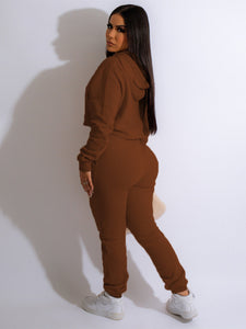 Full Size Solid Color Power Blend Sweatsuit