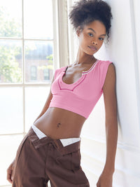Thumbnail for Women's Knitted Cropped top