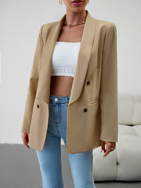 Thumbnail for Double Breasted Casual Blazer