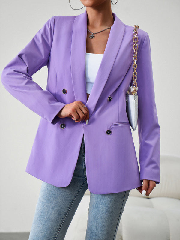 Double Breasted Casual Blazer