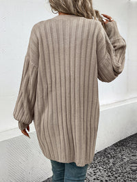 Thumbnail for Women's Open Front Solid Color Cardigan