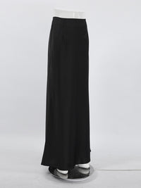 Thumbnail for Women's High-Waisted Satin Long Skirt