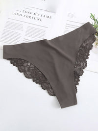 Thumbnail for Women's Low Waist Lace Cheeky Panty