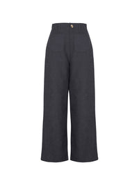 Thumbnail for Women's Corduroy Patch Pocket Casual Pants