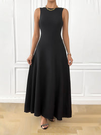 Thumbnail for Women's Sleevless Crisscross Back Maxi Dress