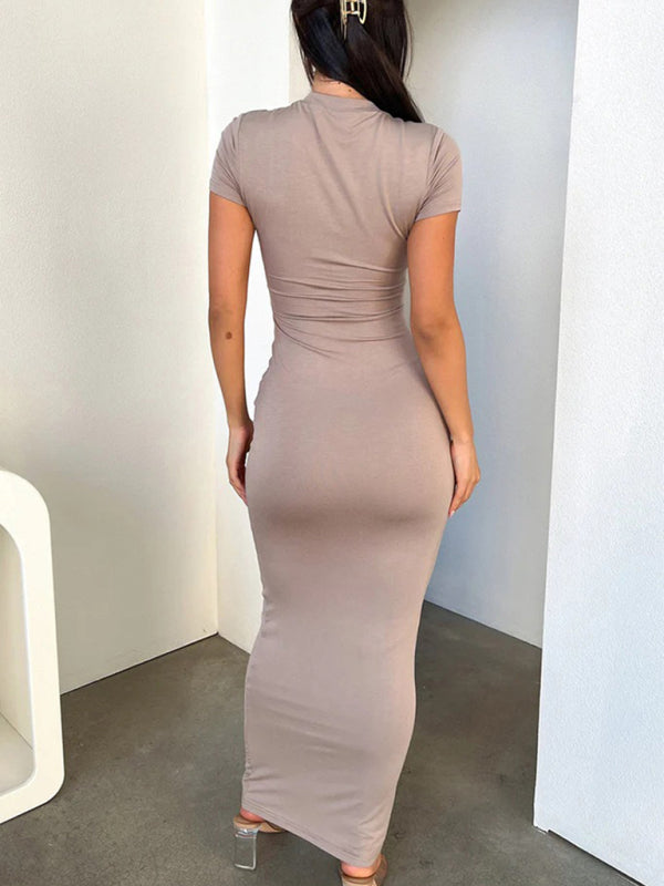Women's Solid Color Slim Fit Dress