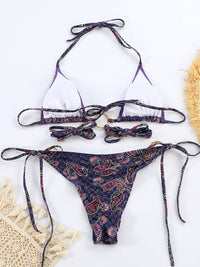 Thumbnail for Women's Three Ring Strappy Bikini