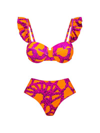 Thumbnail for Women's Fashion Printed Vacation Bikini Set