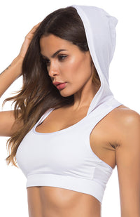 Thumbnail for Women's Running Quick Dry Tank with Hood
