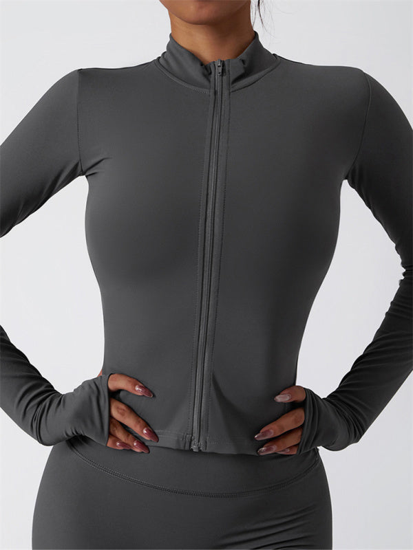 Women's Breathable Dri Fit Long Sleeve Jacket