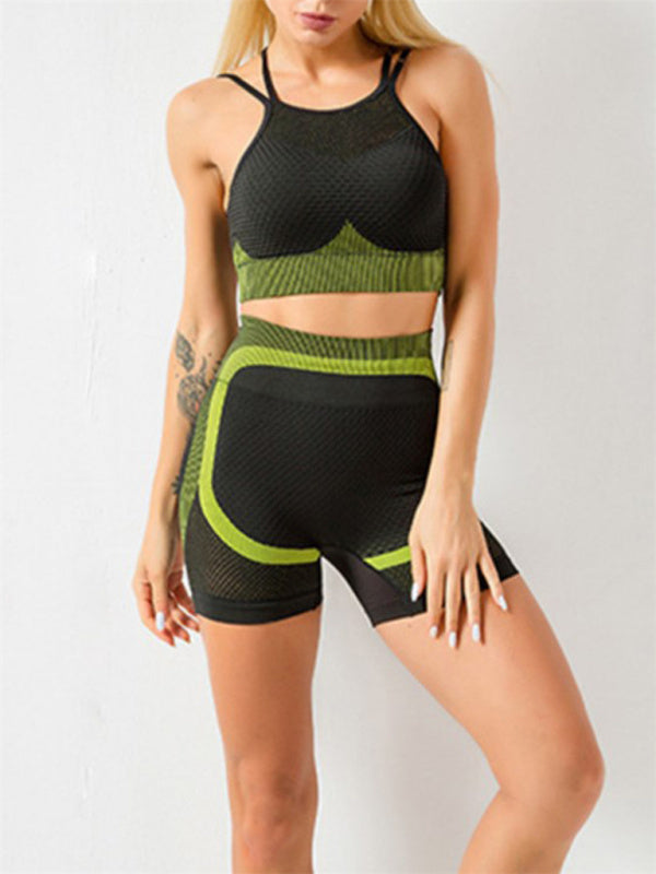 Dry Fit Seamless Cami Top+Shorts Set