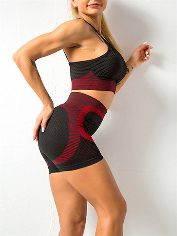 Dry Fit Seamless Cami Top+Shorts Set